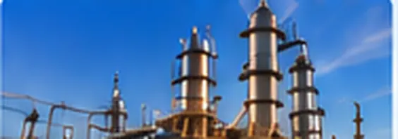 Industrial gas tanks and facility