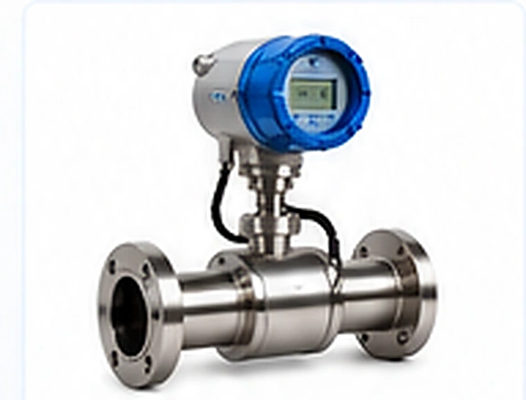 Illustrative blue-head turbine flowmeter configuration